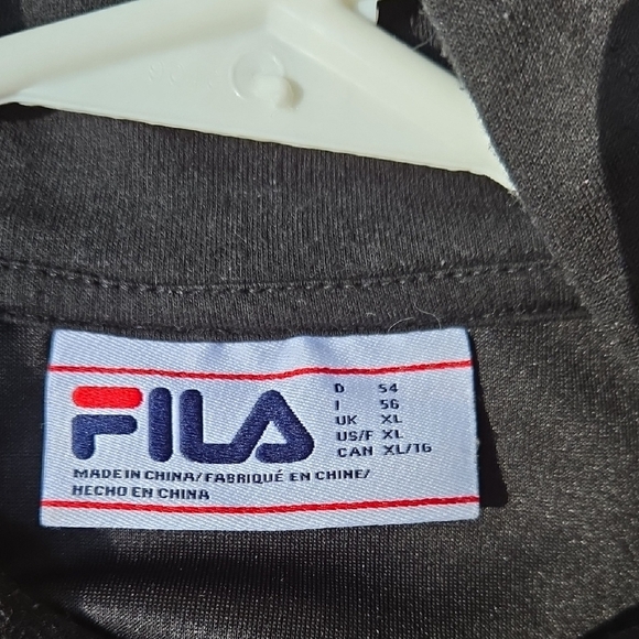 Fila Charcoal Men's Pullover Hoodie - Picture 2 of 7